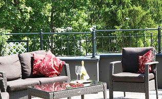 Jugendhotel Wagrain Terrasse