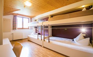 Wagrain Jugendhotel Mehrbettzimmer 